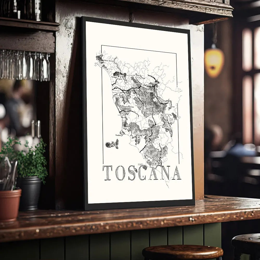Wereldkaart poster – Makkelijk op te hangen