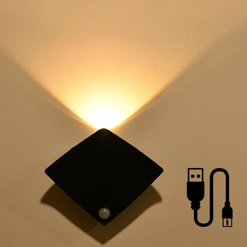 Wandlamp zonder kabels – Voor strak afgewerkte muren