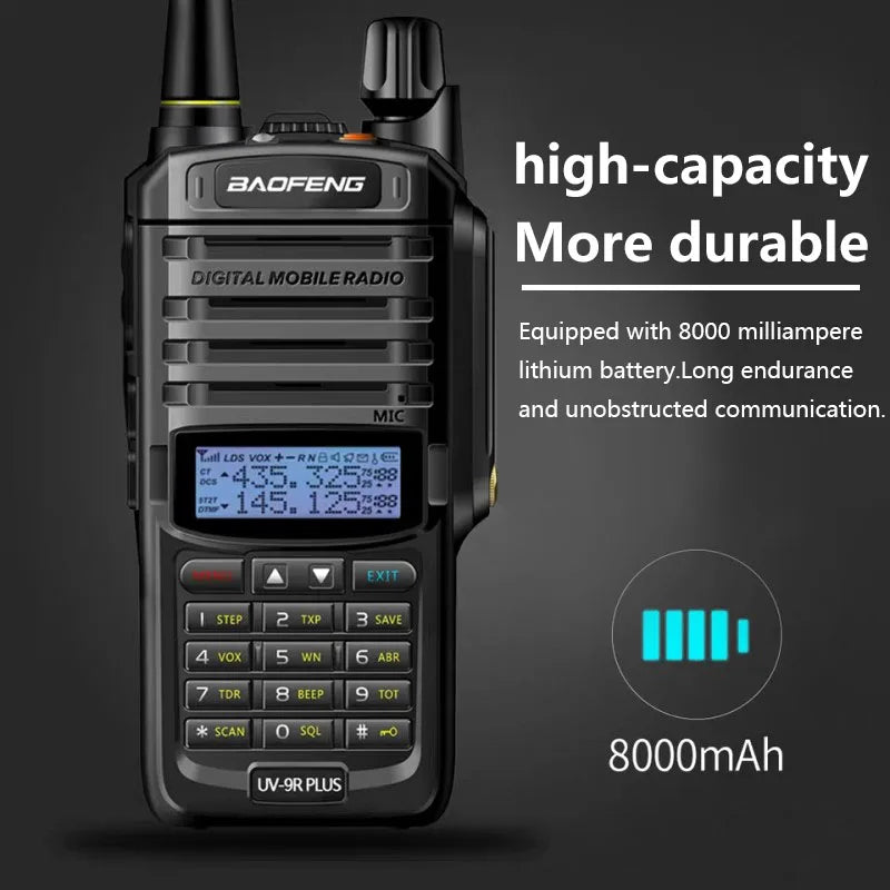 Walkie talkies met lange standbytijd