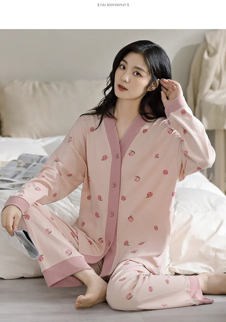Dames pyjama Livera met comfortabele pasvorm