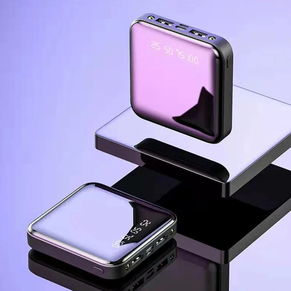 Draadloze powerbank met LED-scherm