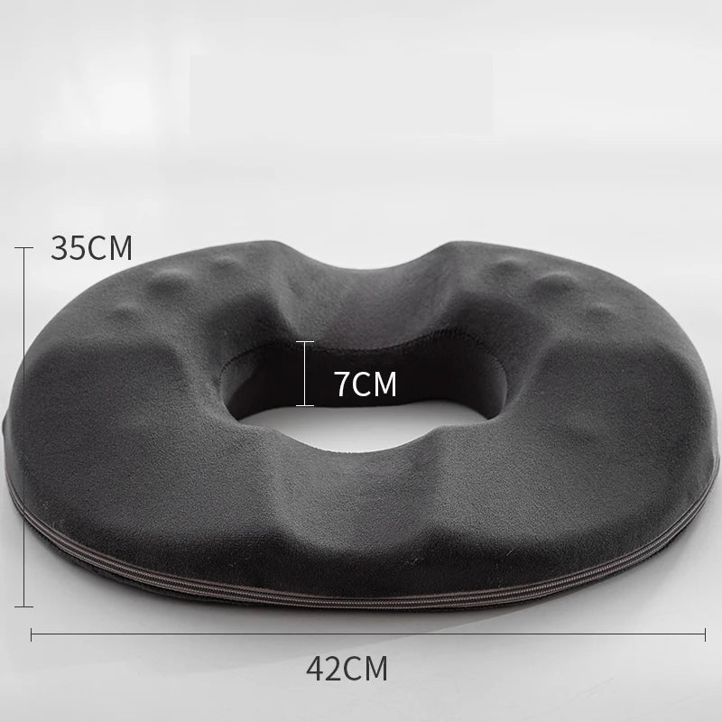 Medisch zitkussen met uitsparing bij stuitje