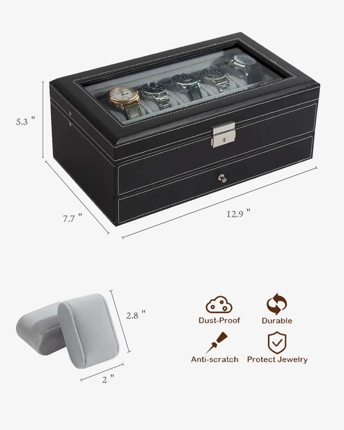 Sieraden organizer met spiegelwand – Ideaal voor de slaapkamer