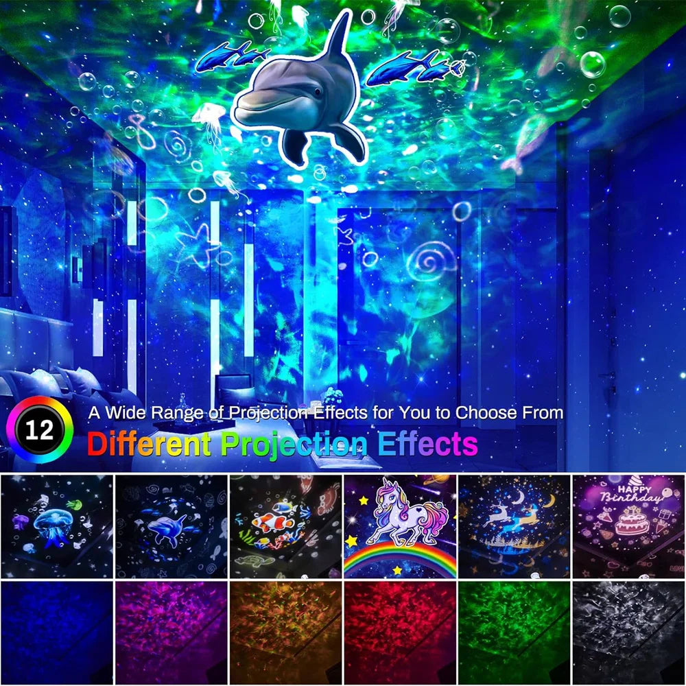 Sterrenhemel projector lamp met galactisch effect