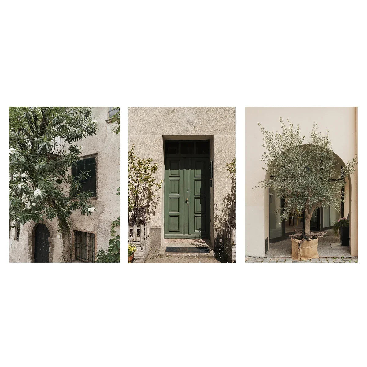 Poster van zeelandschap of duinen