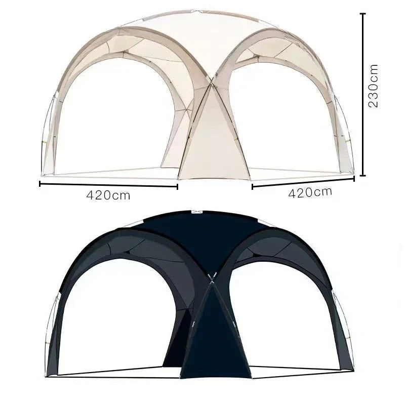 Ruime kampeertent voor gezin β Comfortabel overnachten