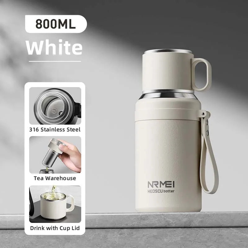 Action thermosfles met sportdop – Voor actief gebruik