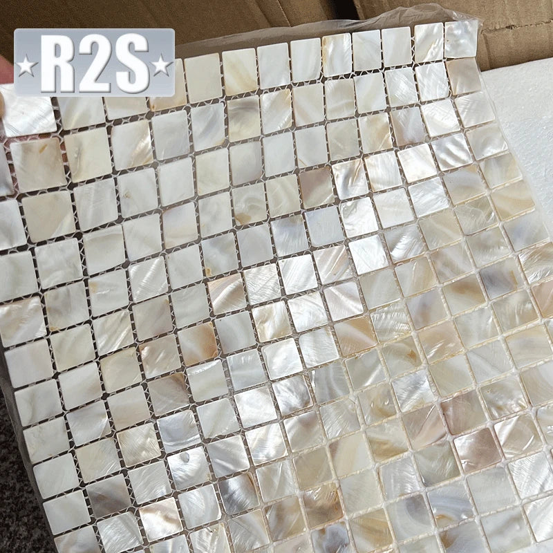 Zachtkleurige mozaiek tegels – Rust en eenvoud