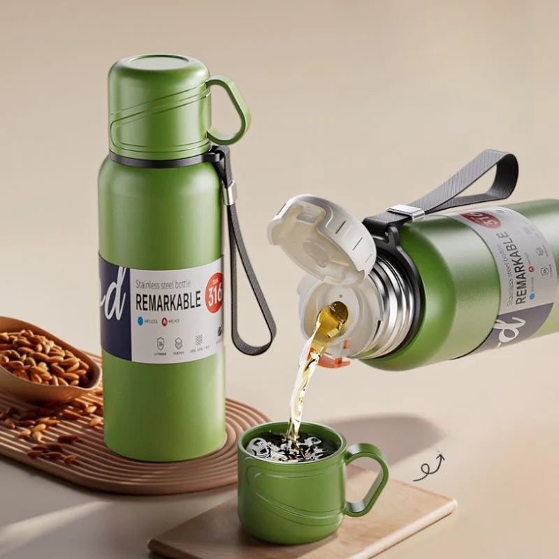 Thermosfles met matte afwerking – Moderne uitstraling