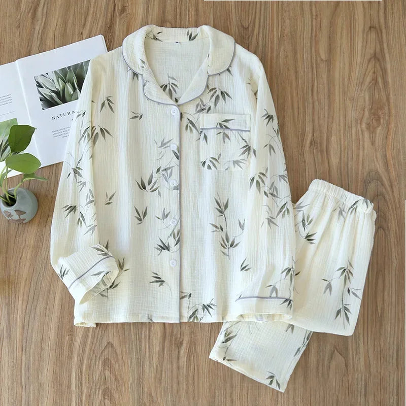 Dames pyjama set in trendy kleuren