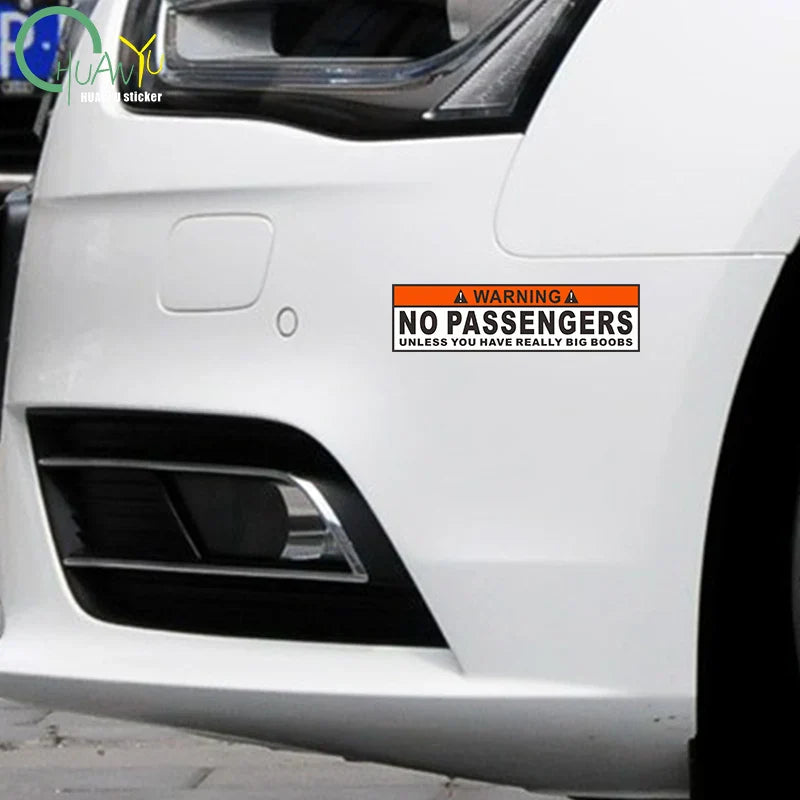 Auto stickers - Grappige achterruit sticker voor hilarische reacties