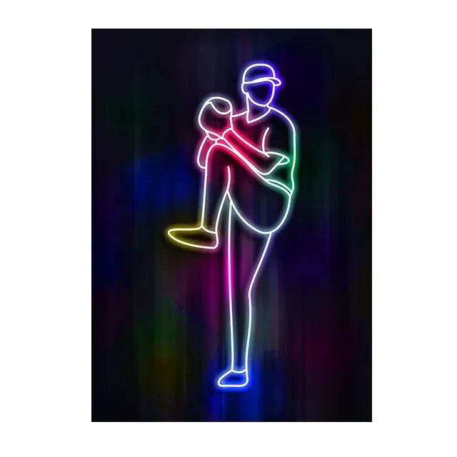 Poster in zachte pastelkleuren