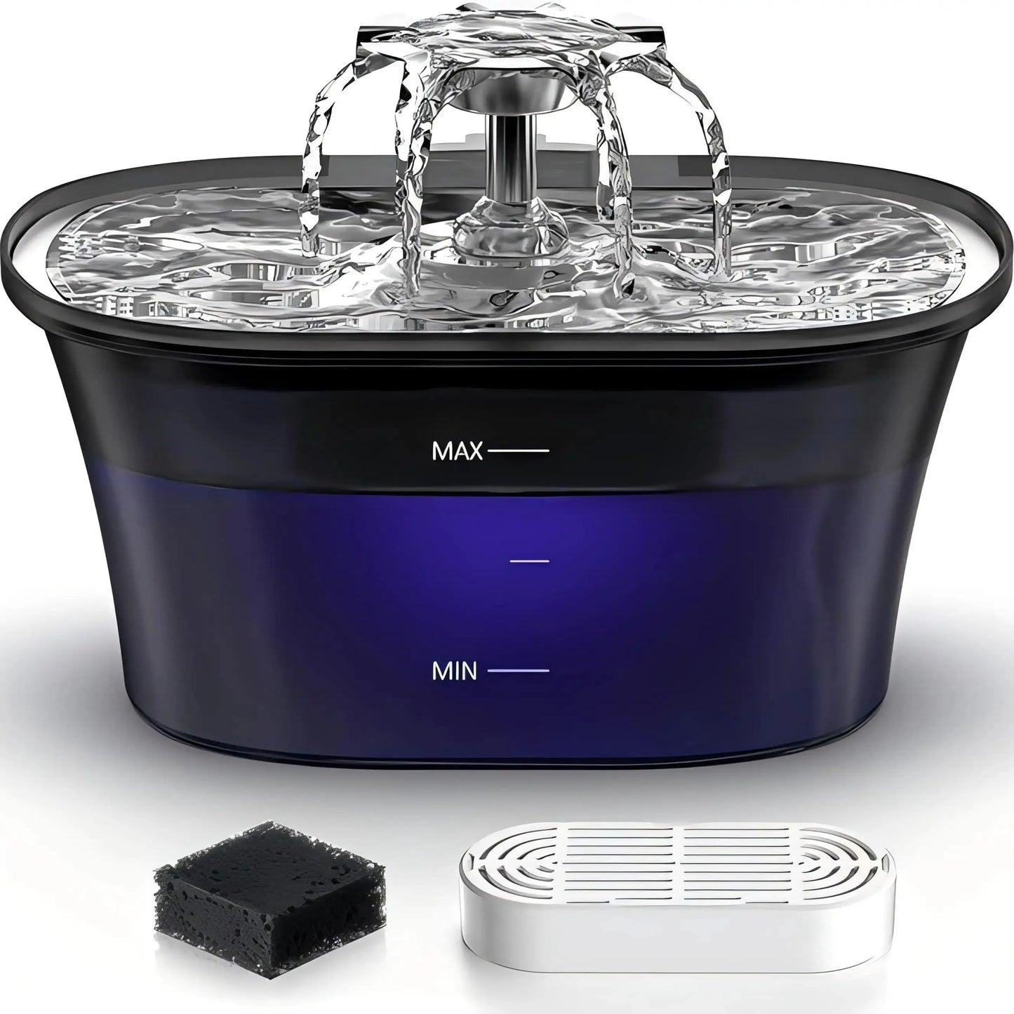 Waterfonteintje kat met verstelbare sproeier – Voor ideale waterstroom