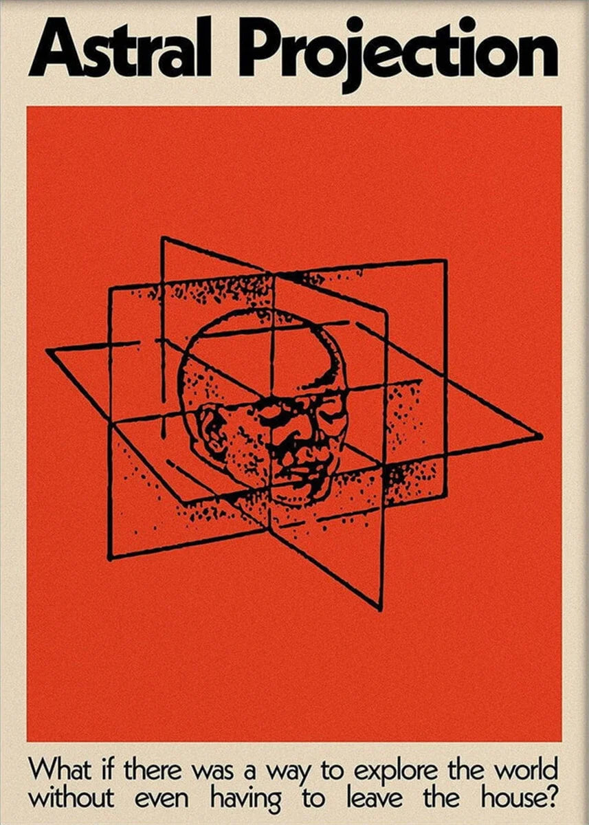 Poster van zeelandschap of duinen
