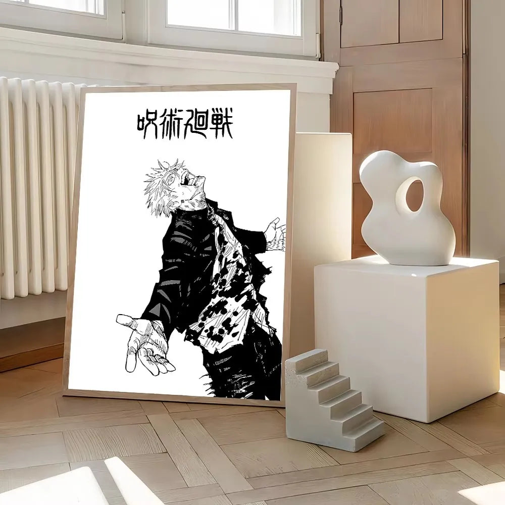 Poster met dieren in zachte kleuren