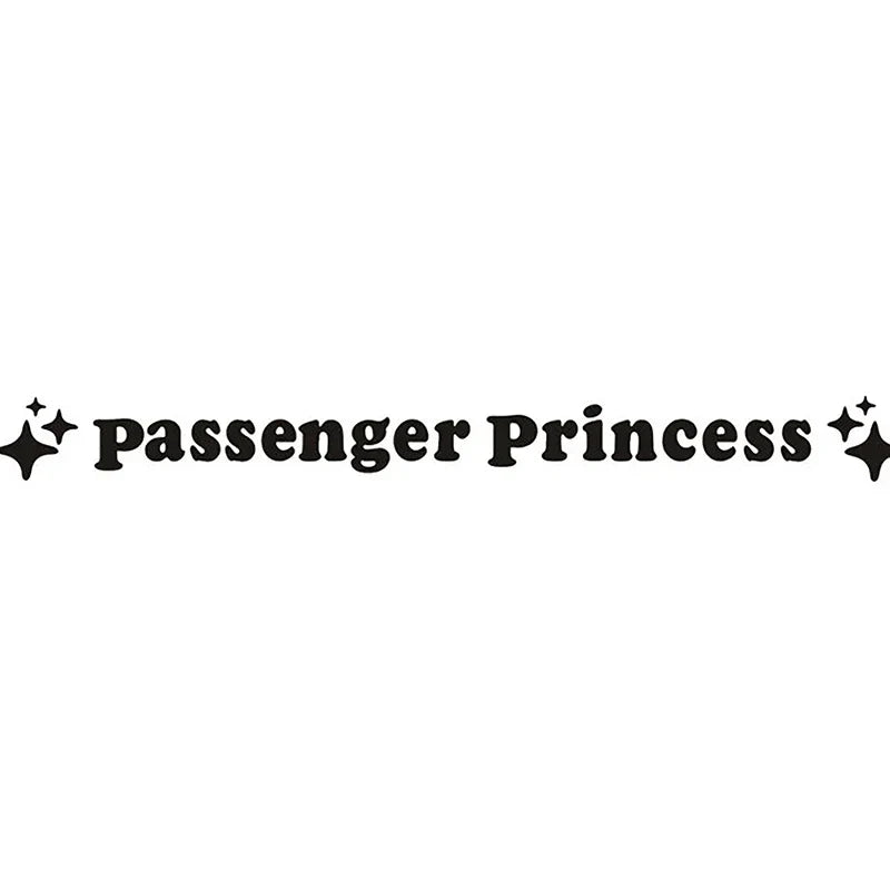 auto stickers - Passenger Princess sticker voor persoonlijke flair