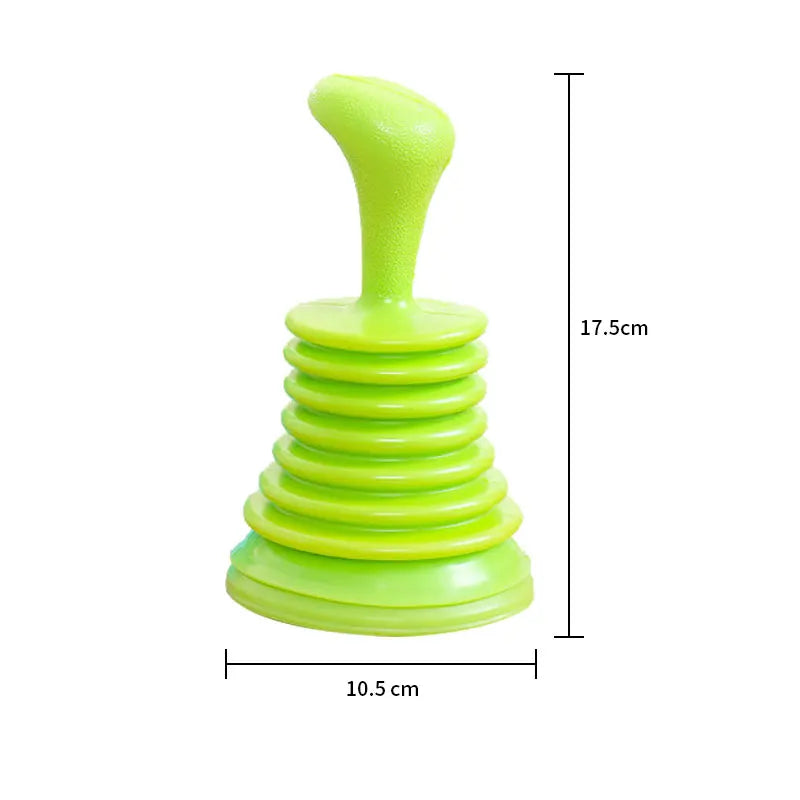 Witte toilet ontstopper met stijlvolle houder – Past in elk toilet