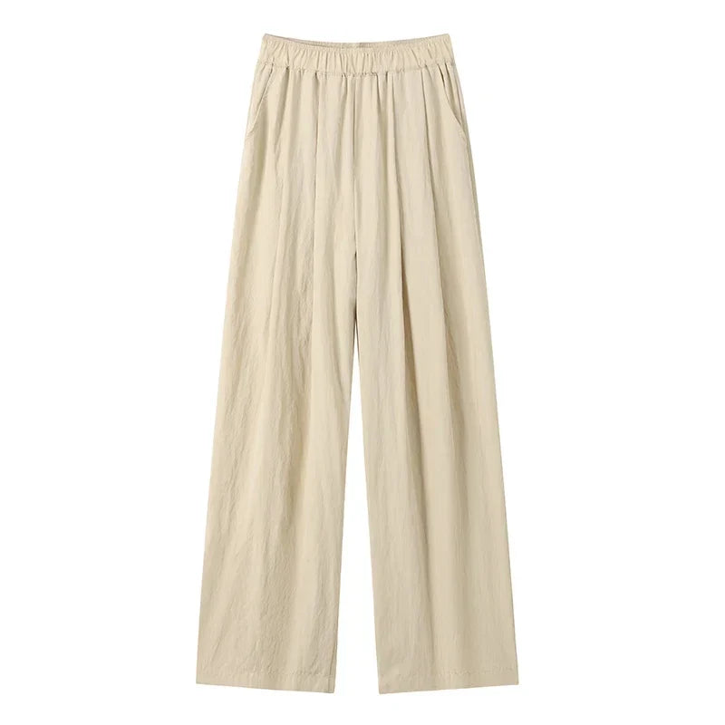 Linnen broek dames met elastische taille – Comfortabel en flexibel