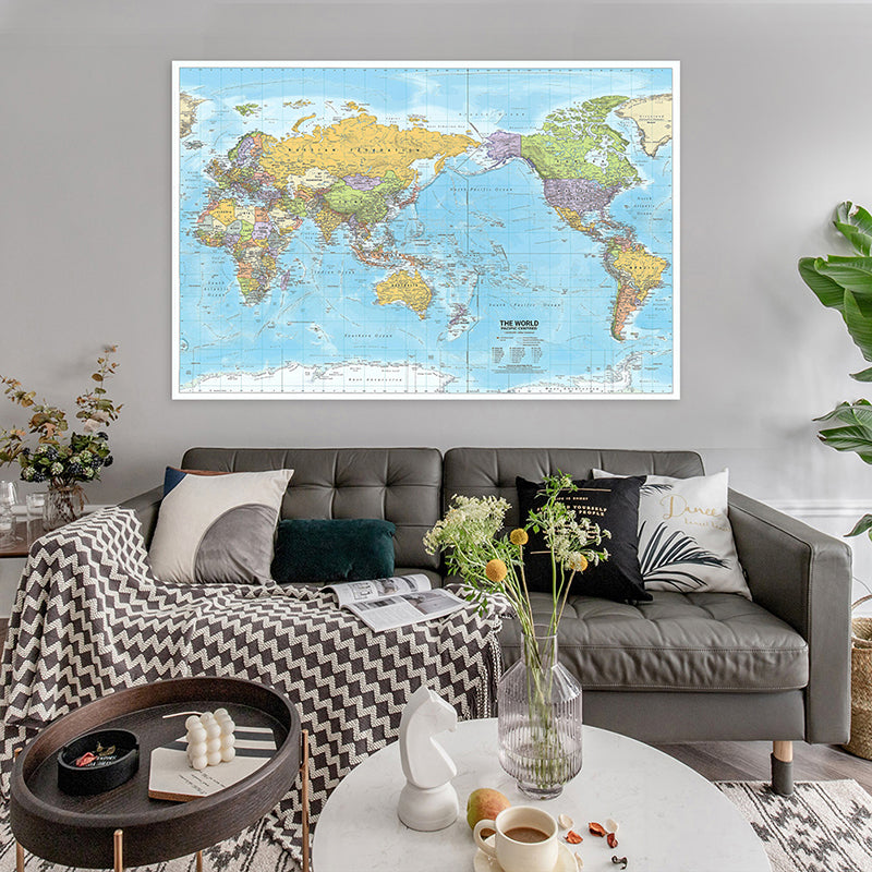 Grote wereldkaart wanddecoratie β Statement piece voor je ruimte