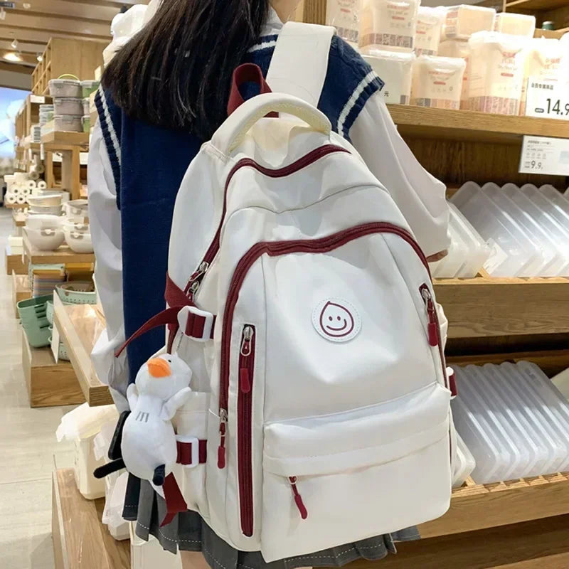 Zebra schooltas met sterprint – Cool en functioneel