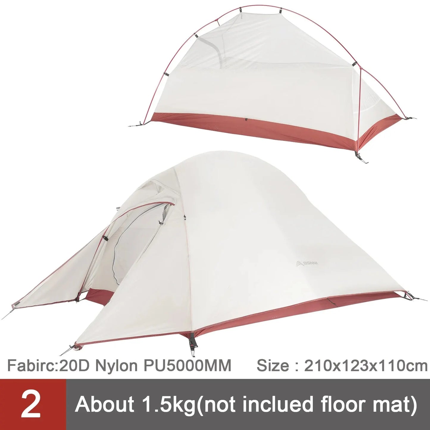 Decathlon tent met geïntegreerde hor – Geen muggen binnen