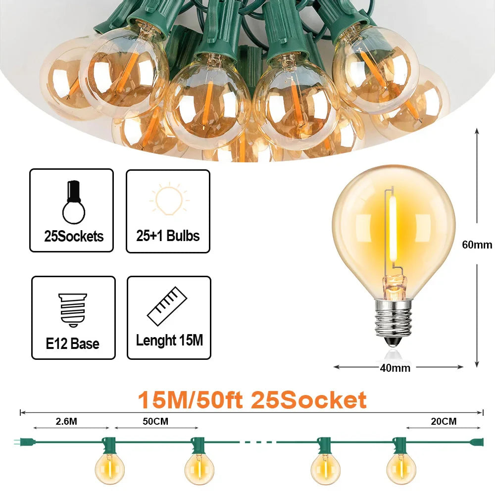 Lichtslinger in vaas – Creatieve binnenverlichting