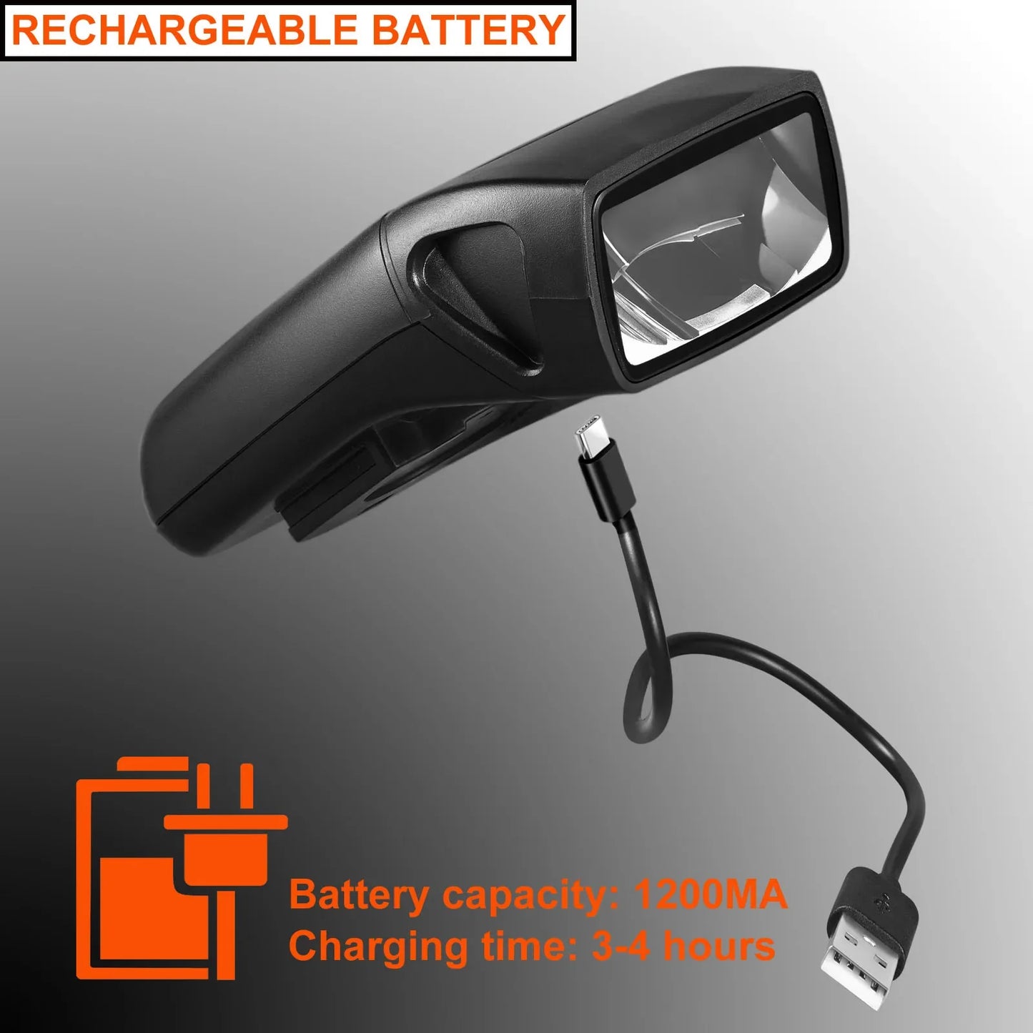 Fietslamp met compacte LED-unit