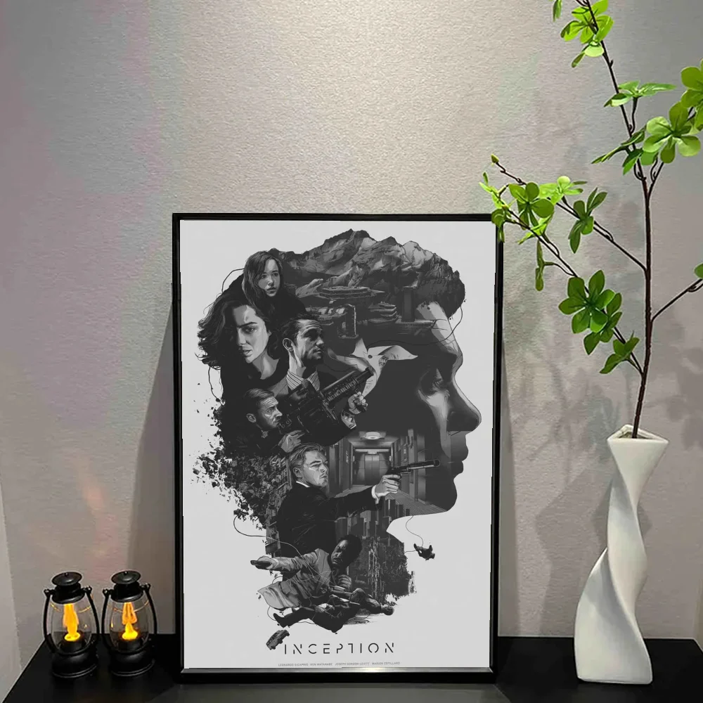 Grote poster voor boven het bed