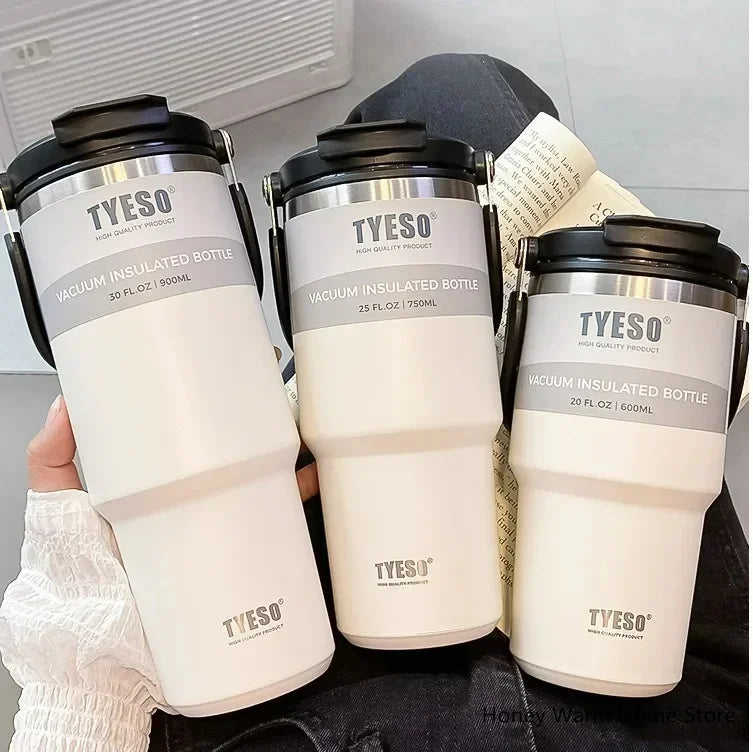 Thermosfles met metallic afwerking – Glanzend en modern