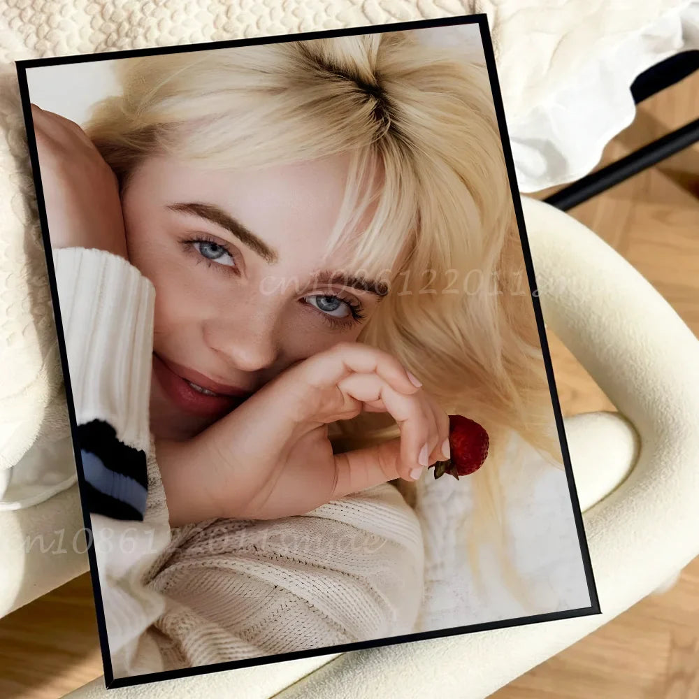 Poster met botanisch motief