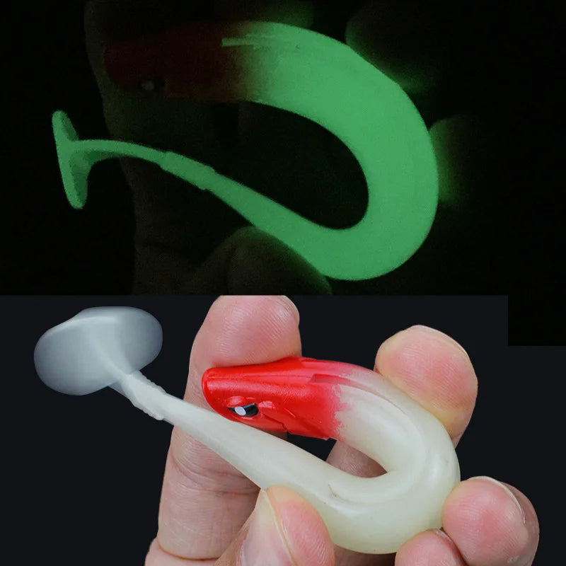 Kunstaas vis met meebewegende staart