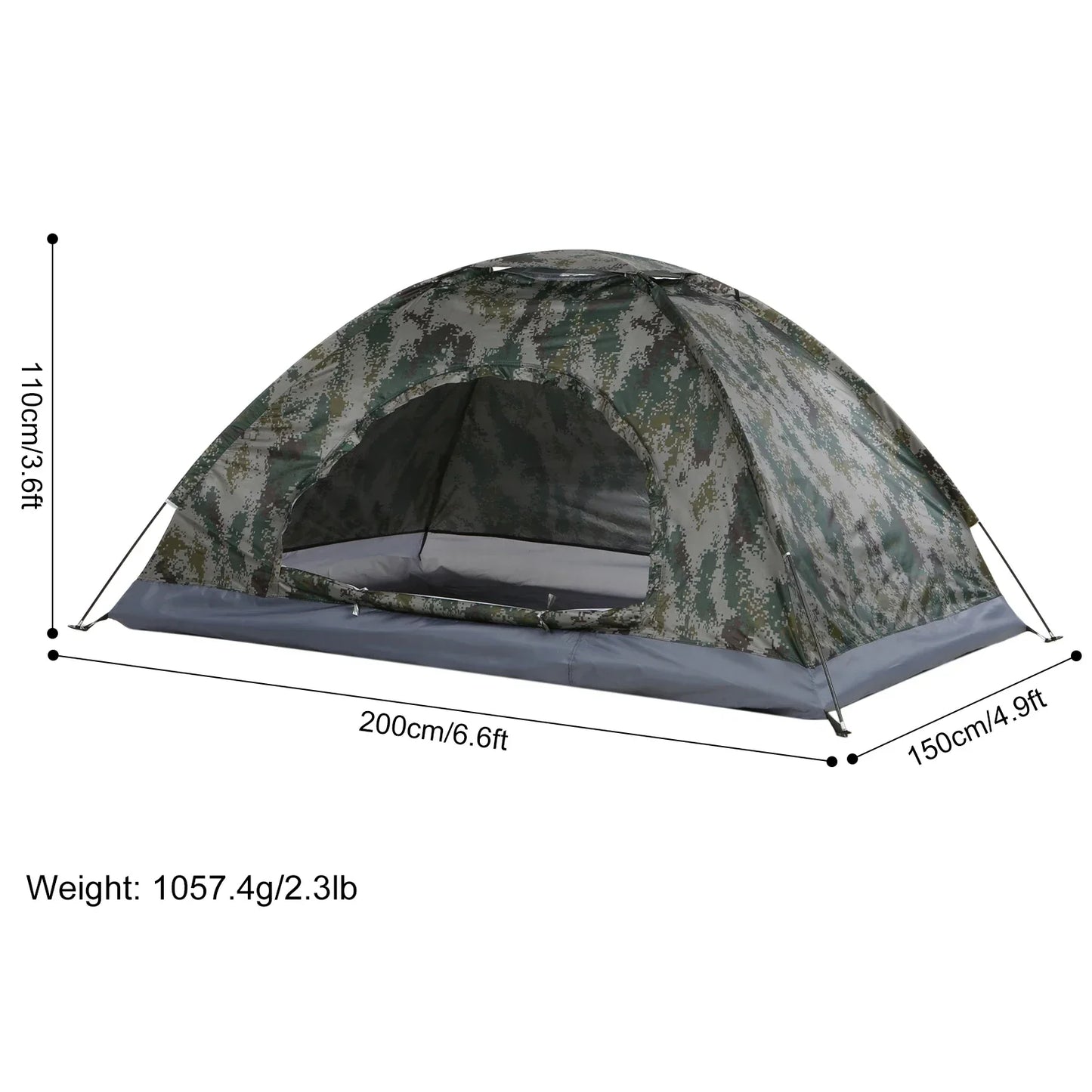Action pop-up tent met reflectoren β Veilig en zichtbaar