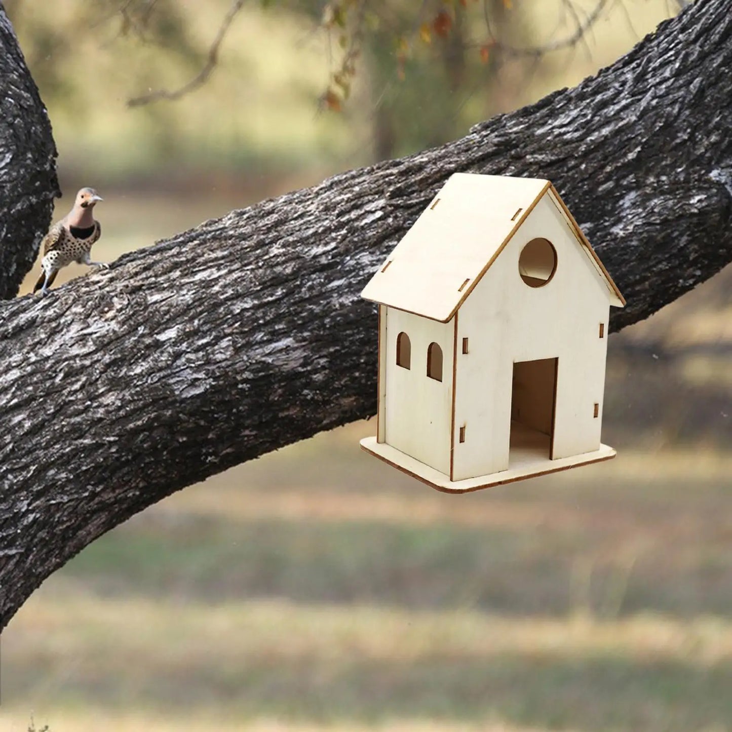 Gamma vogelhuisje met brede ingang – Voor grotere vogels