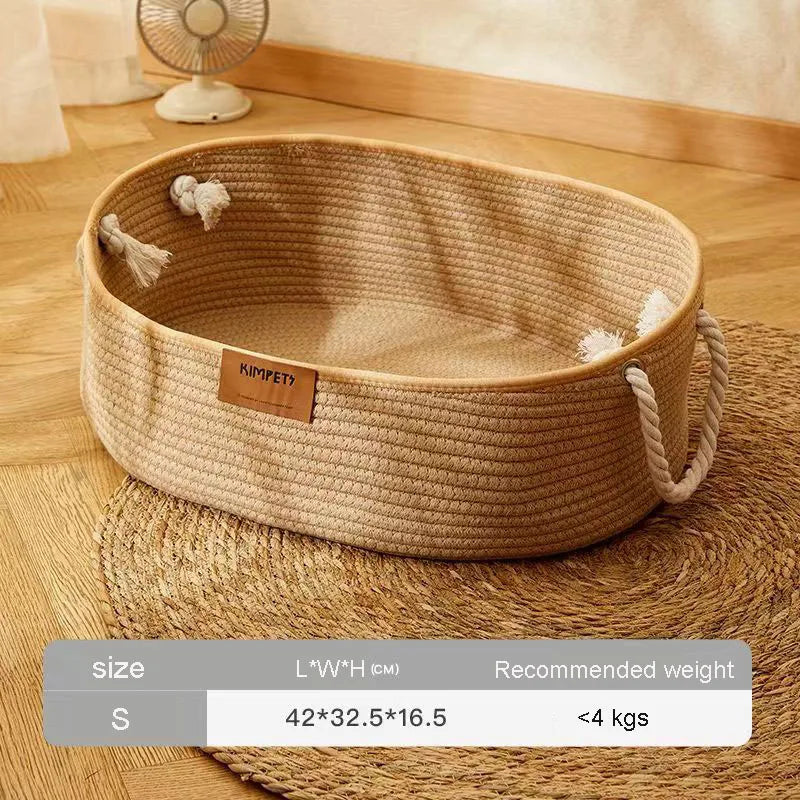 Ronde kattenmand groot β Voor katten die zich graag oprollen