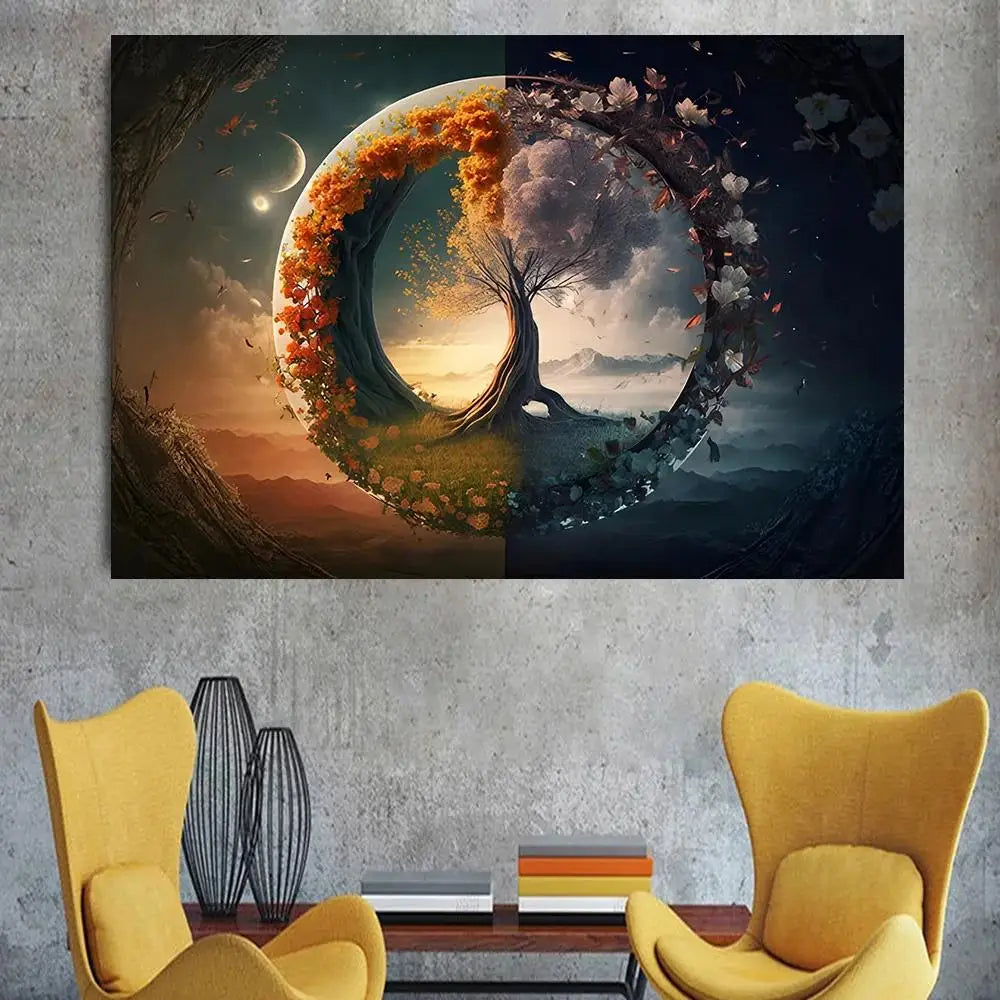 Kinderposter met vrolijke kleuren