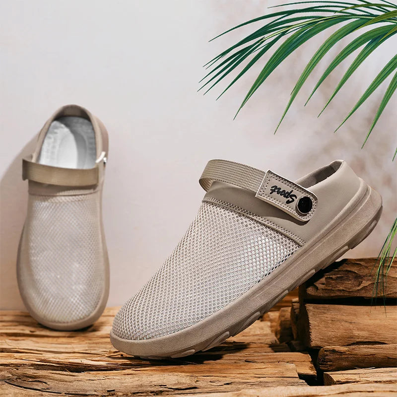 Comfortabele sandalen met klittenband voor heren