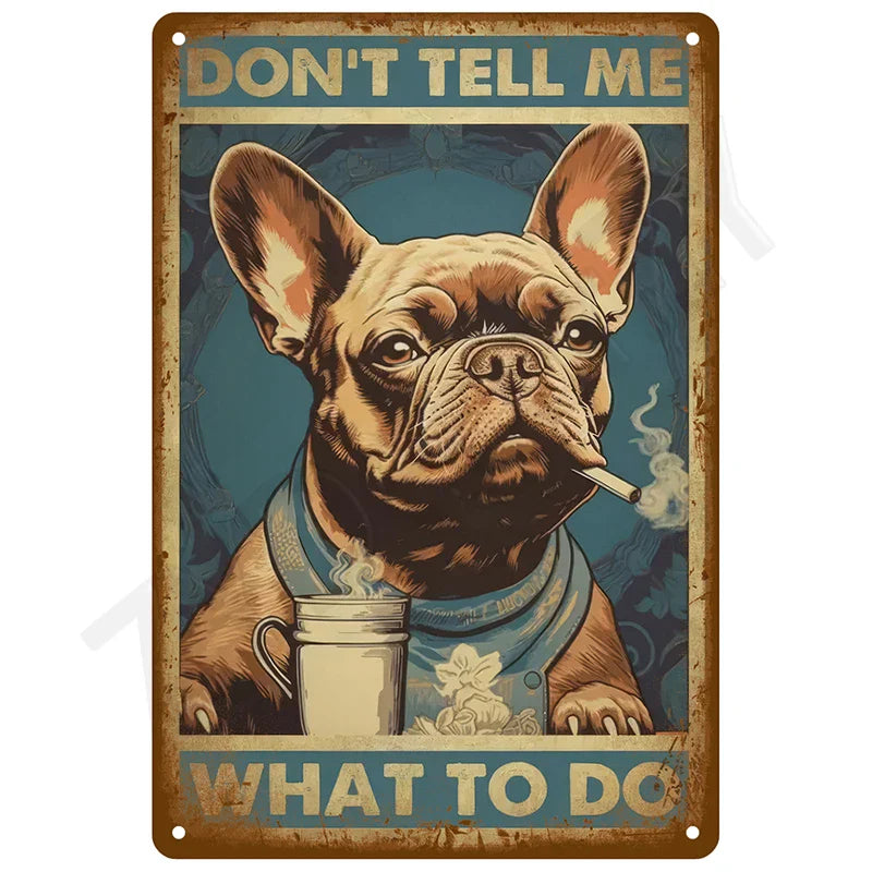 Poster met lijntekening van gezicht