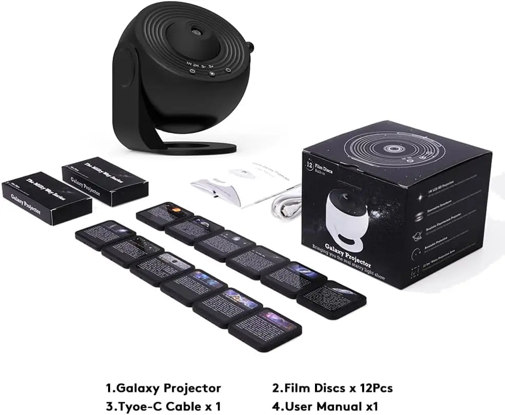 Bluetooth sterrenhemel projector met muziek