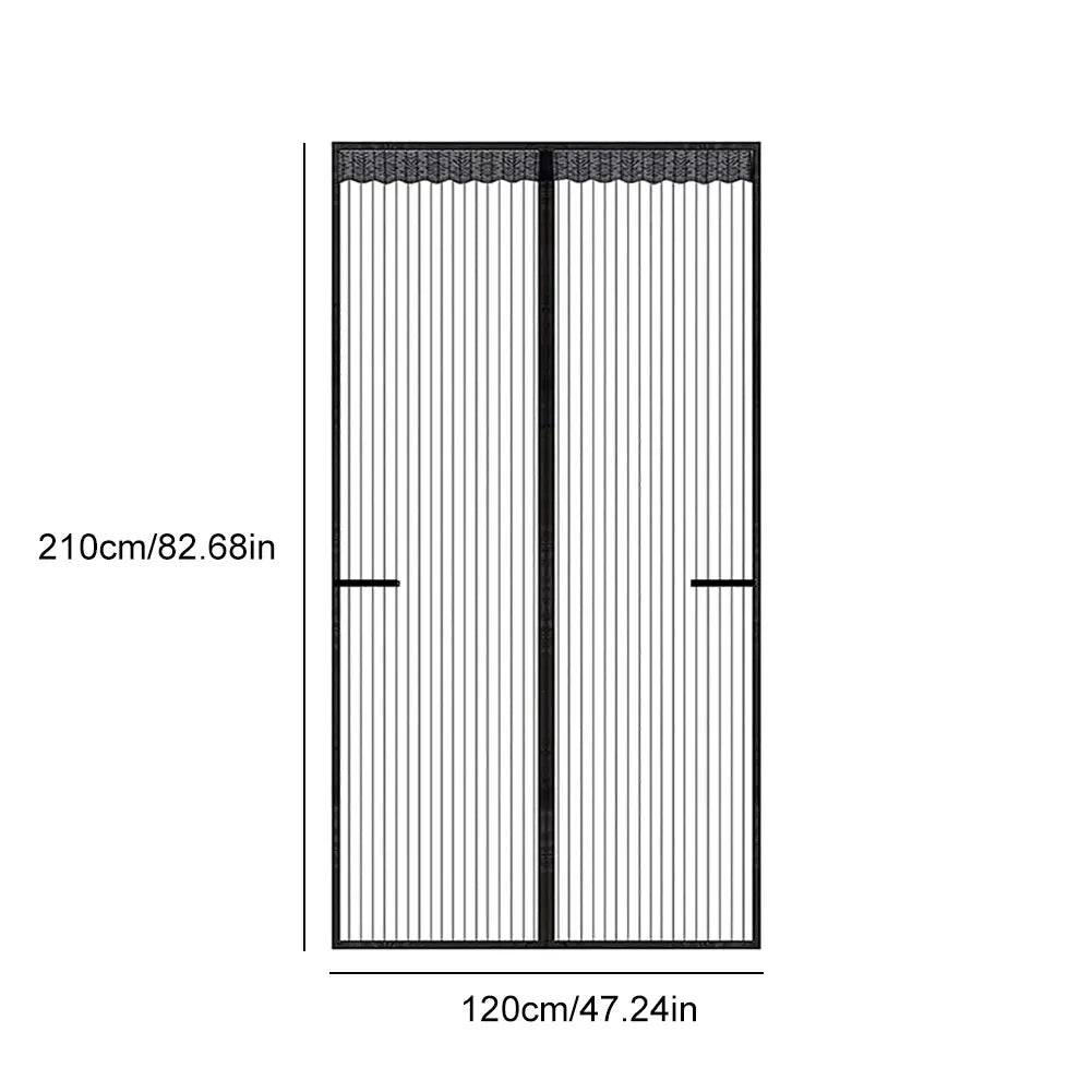 Magnetisch gordijn voor deur – Automatische sluiting