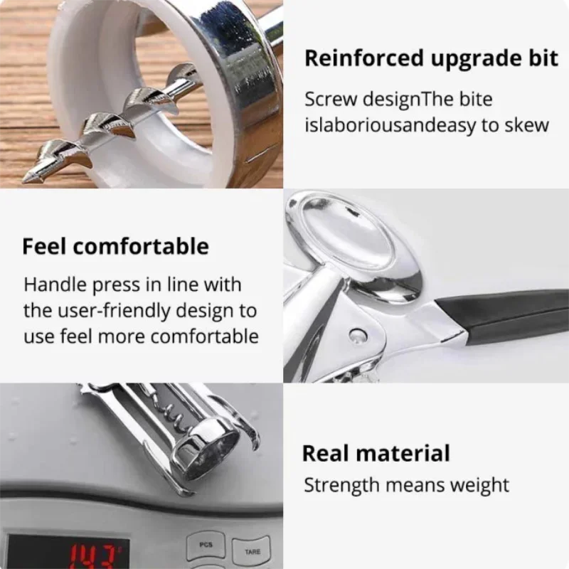 Kurkentrekker met ergonomisch design – Comfortabele grip