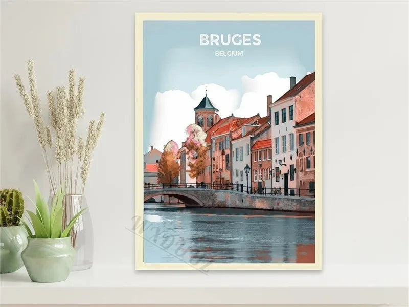 Posterset met drie bijpassende afbeeldingen