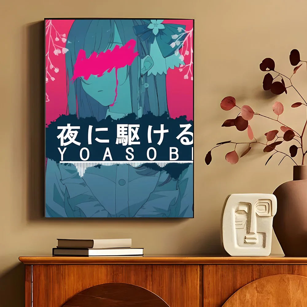 Poster met zonsondergang – Sfeervol en warm