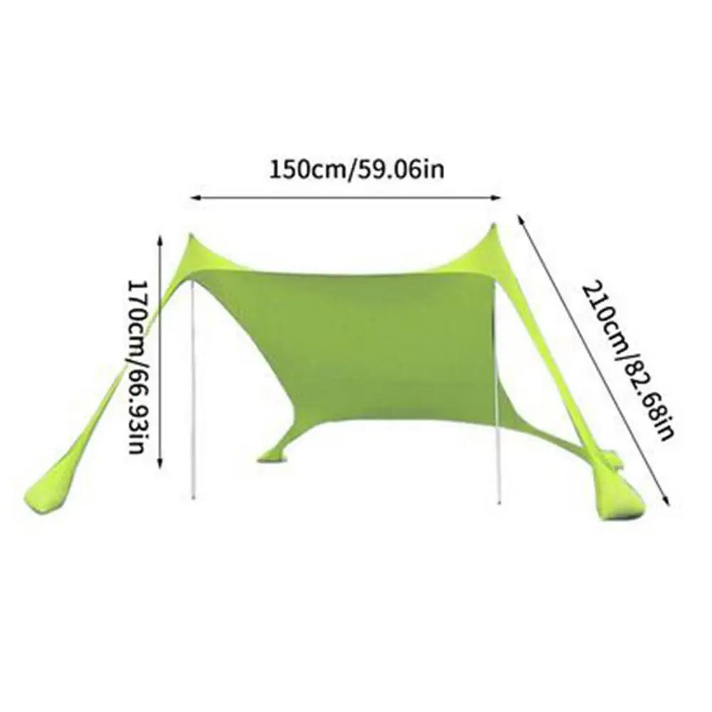 Decathlon tent met aerodynamisch design – Bestand tegen wind