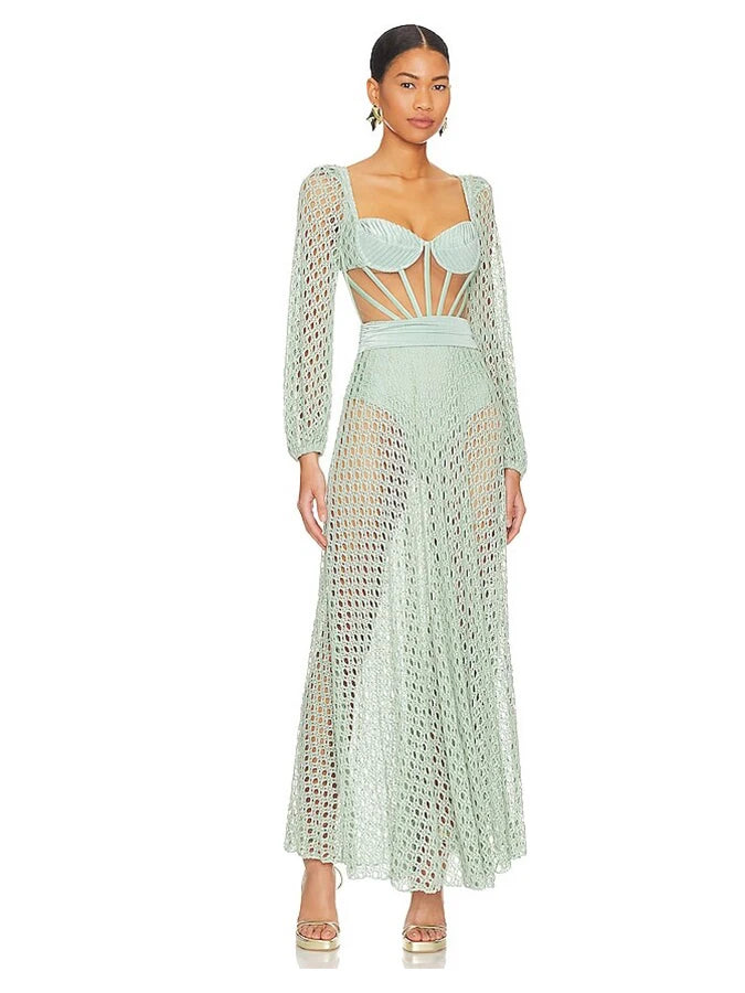 Zwemjurk met tropische bladeren – Zomerse look