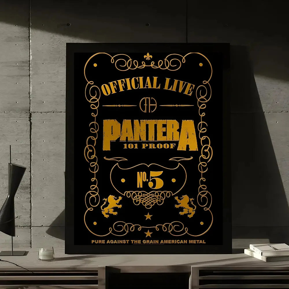 Poster met botanisch motief