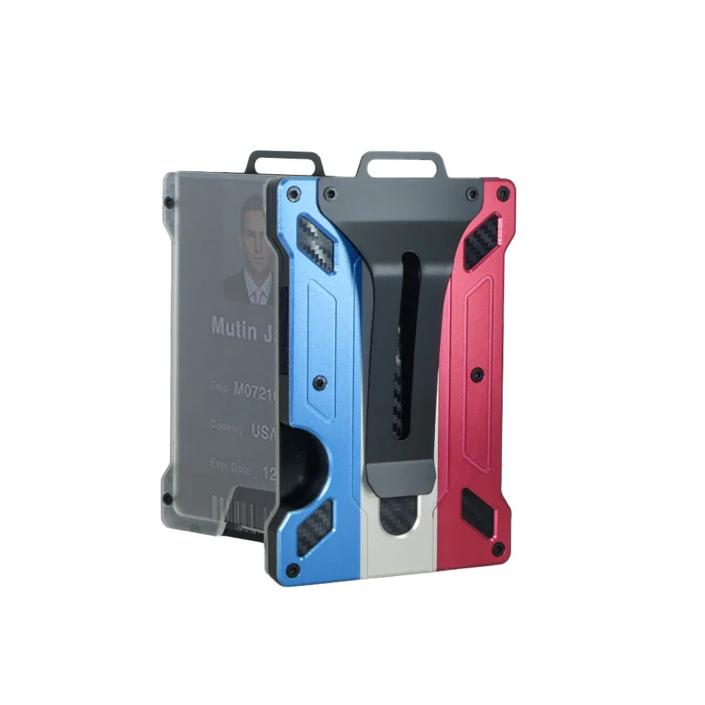 Kaart houder met ruimte voor muntgeld β 2-in-1 ontwerp