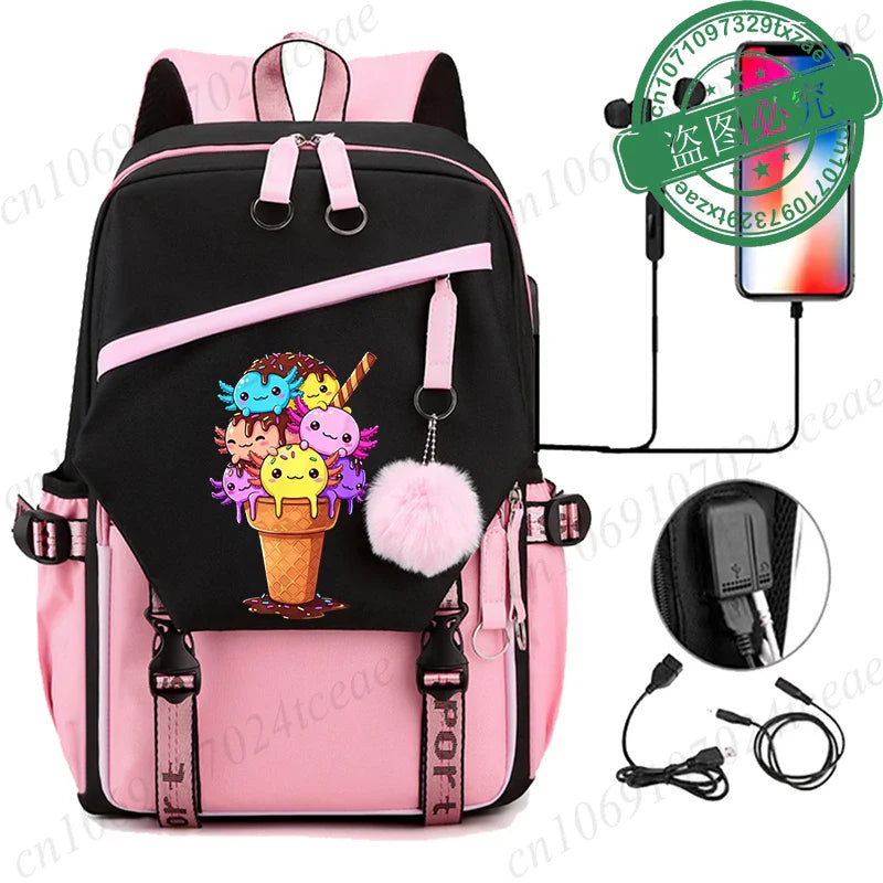 Draagtassen bedrukt met vrolijke figuurtjes