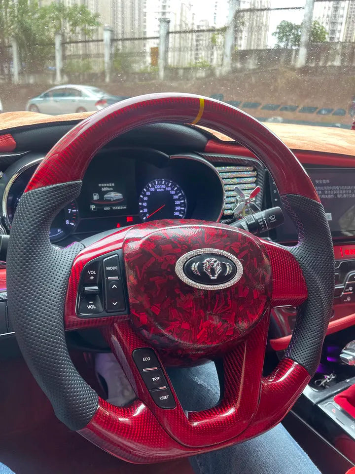 Auto stickers - Rood Carbon Design voor een Unieke Look
