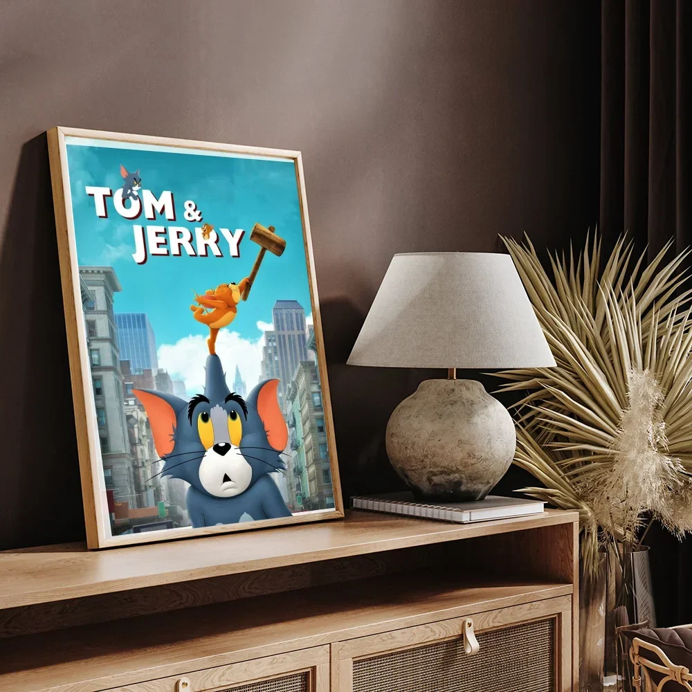 Poster met illustratie van koffie of wijn