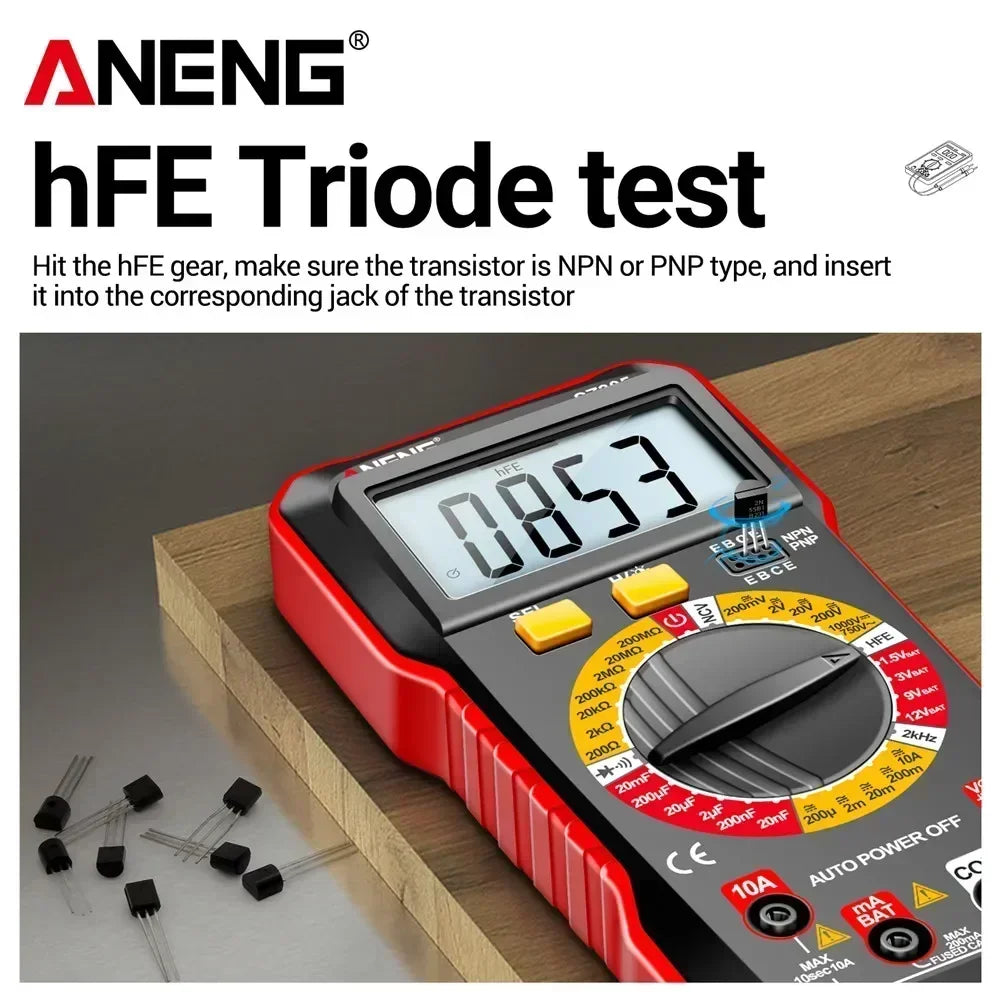 Multimeter voor dagelijks gebruik door elektriciens